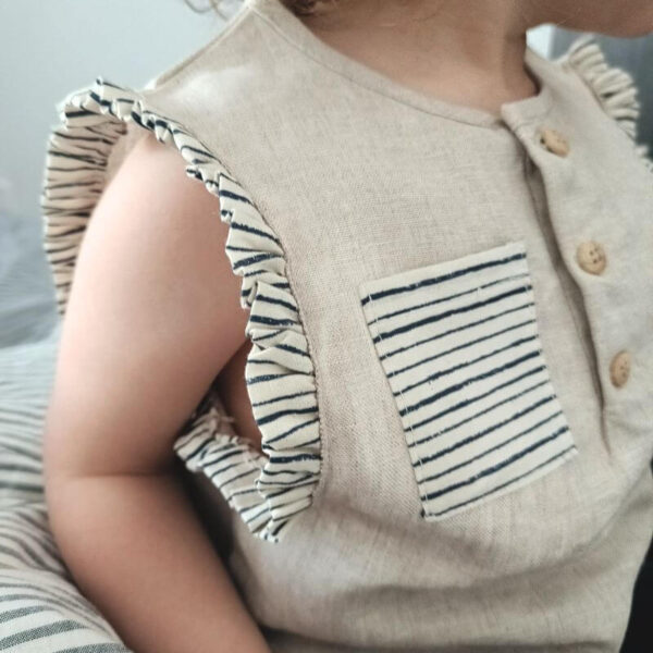 Blouse pour bébé et enfant LIN NATUREL
