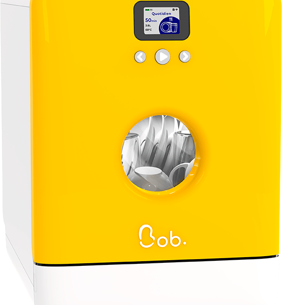 Daan Tech Bob Lave-Vaisselle Eco-Compact Jaune
