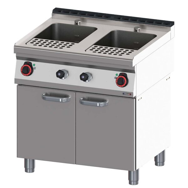 CASSELIN – Cuiseur à pâtes avec soubassement 2×23 litres 80