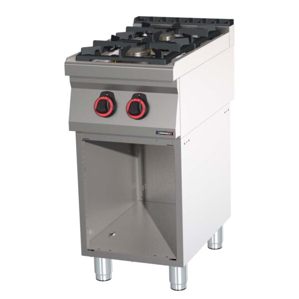 CASSELIN – Fourneau gaz 2 feux avec soubassement HP 40