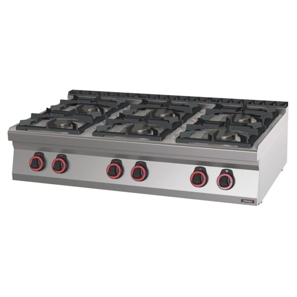 CASSELIN – Fourneau gaz à poser 6 feux 120