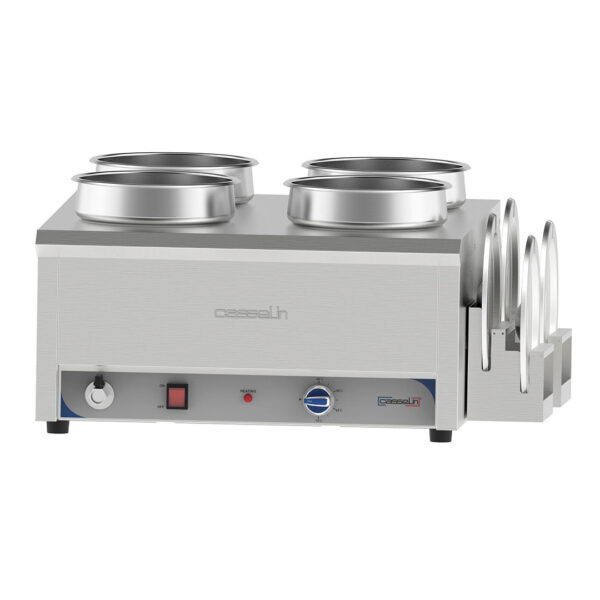 CASSELIN – Bain-marie à eau à sauce 4 x 7,5L