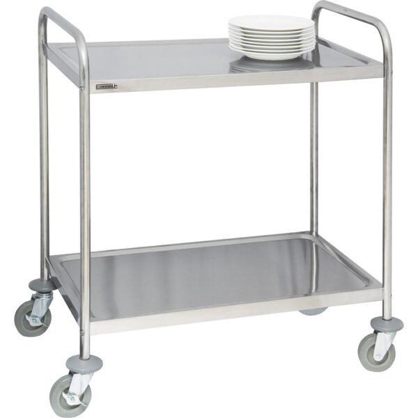 CASSELIN – Chariot en inox 2 plateaux