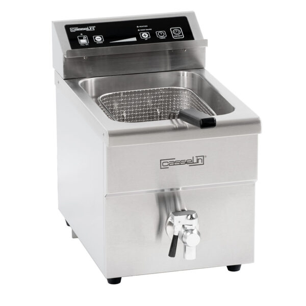 CASSELIN – Friteuse à induction avec vanne de vidange 8 litres