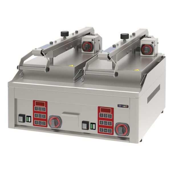 CASSELIN – Grill à rabat – Clam électrique semi automatique double