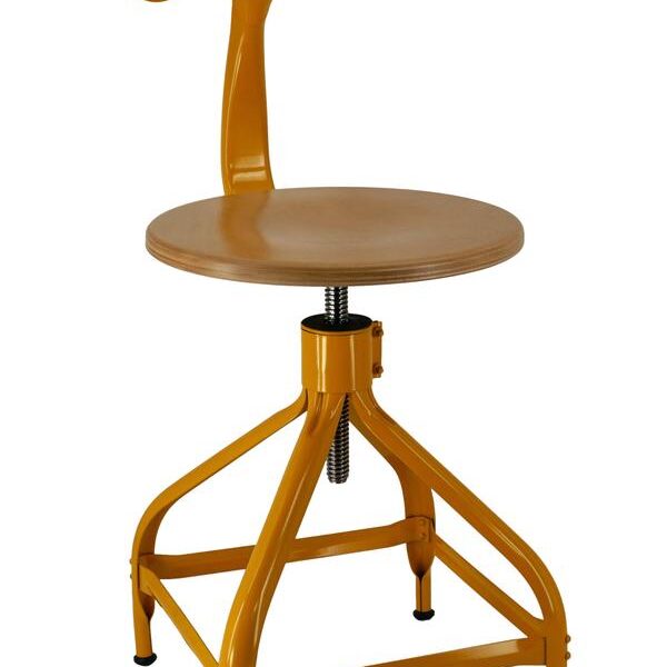 Chaise Nicolle® “DACTYLO” Ajustable H45/60cm Bois & Métal