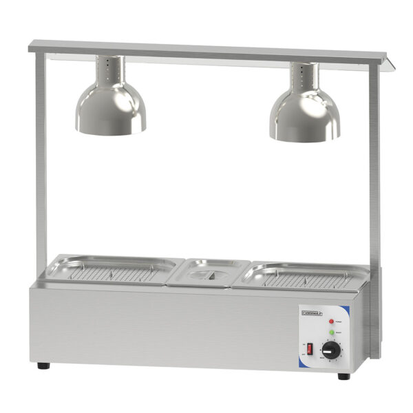 CASSELIN – Poste de découpe chauffant avec bain marie double