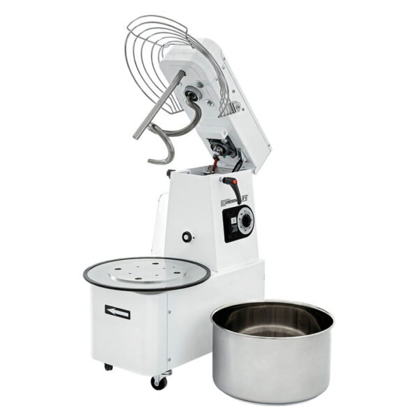 CASSELIN – Pétrin à spirale tête relevable et cuve amovible 25Kg