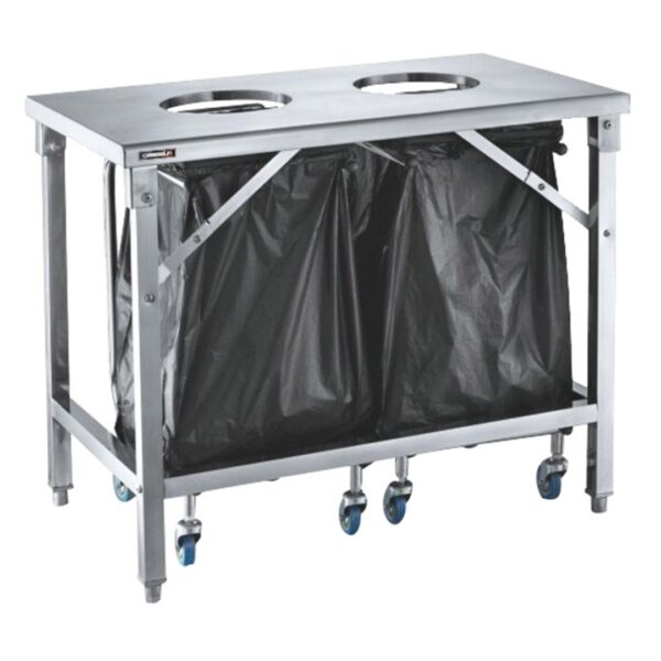 CASSELIN – Table de tri 2 trous vide-dechets