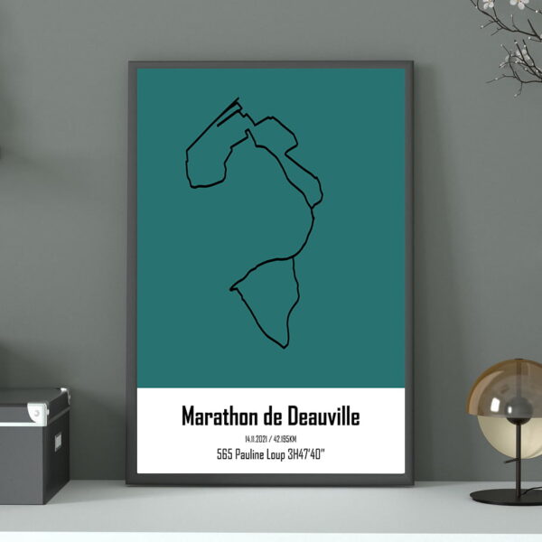Marathon de Deauville A3 2021 Bleu Canard Oui (+3€)