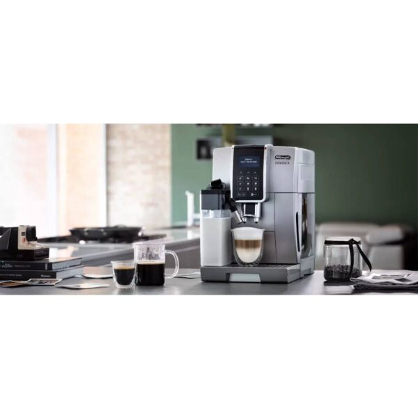 Machine à expresso et cappuccino super automatique DeLonghi Dinamica LatteCrema ECAM35075SI (argent)