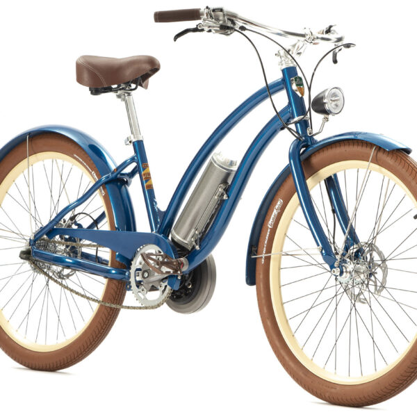Beach Cruiser électrique Hermitage Confort bleu