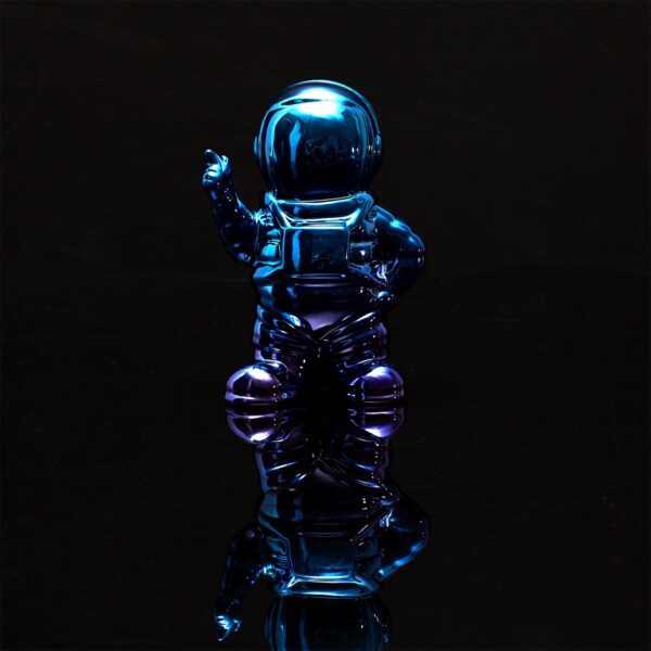 [Edition limitée] Figurine art déco astronaute bleu nuit H10