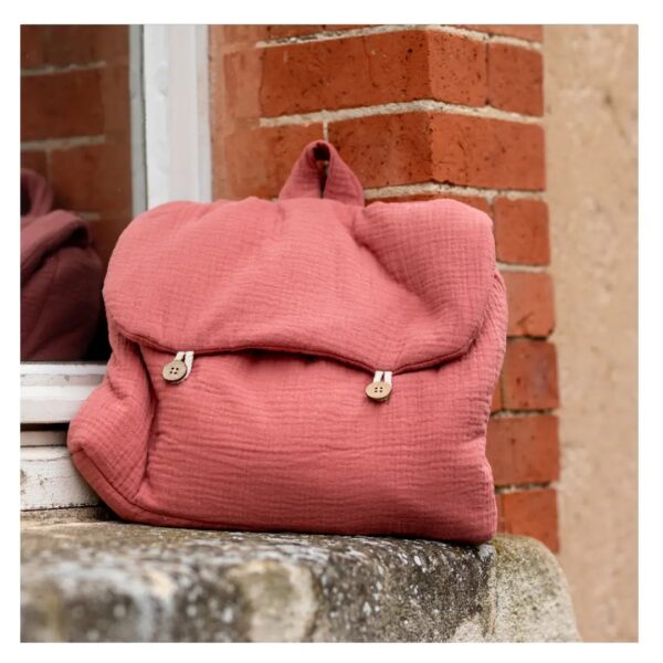 Cartable fille rose marsala GERANIUM