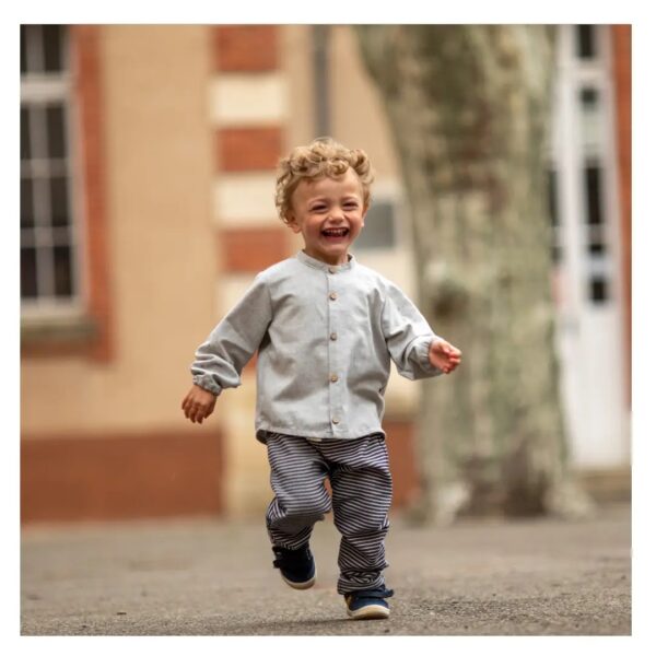 Pantalon bébé rayures marin ARBOUSIER