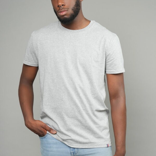 T-shirt gris chiné