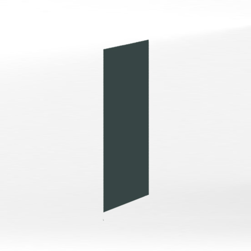 Fileur L15 x H70 – Vert Pantone laqué mat
