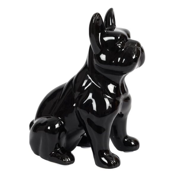 Statue Bulldog noir H20