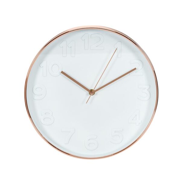 Horloge en verre cuivré D30