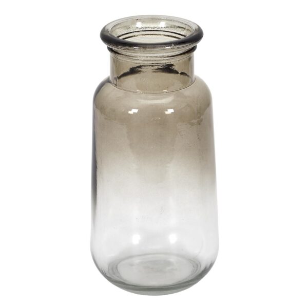 Vase en verre marron H22