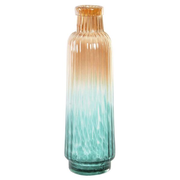 Vase en verre bicolor H37