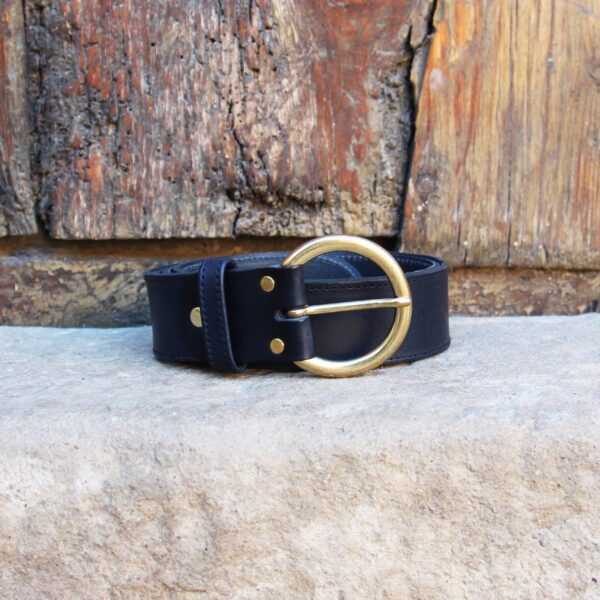 Ceinture bohème cuir bleu