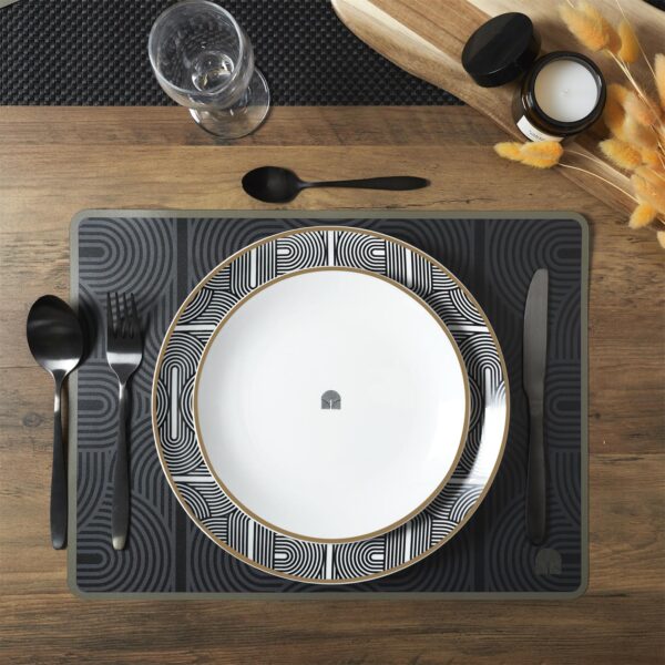 Assiette en céramique D20 Art déco