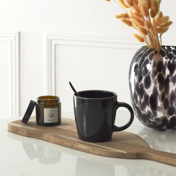 Mug noir liseret doré 40CL
