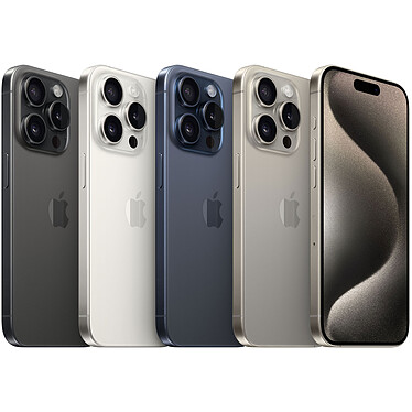 Apple iPhone 15 Pro – titane naturel – 5G smartphone – 128 Go – GSM