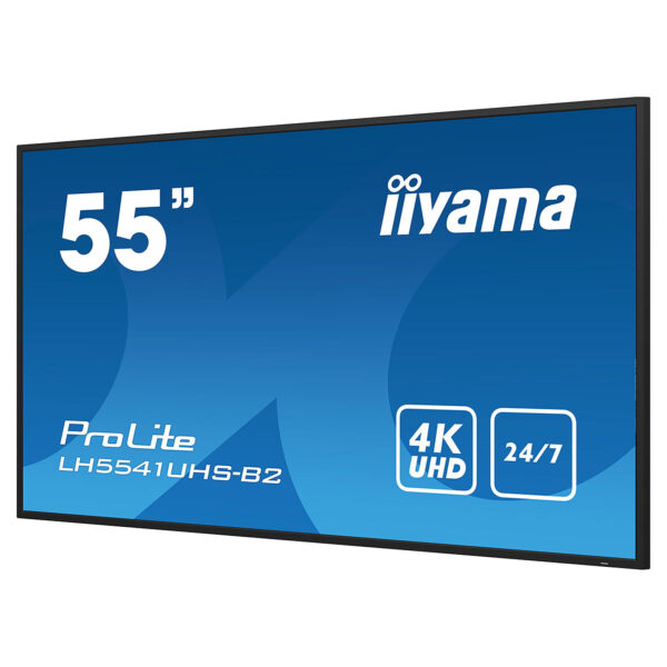 iiyama ProLite LH5541UHS-B2 55″ Classe (54.6″ visualisable) écran LCD rétro-éclairé par LED – 4K – pour signalisation numérique