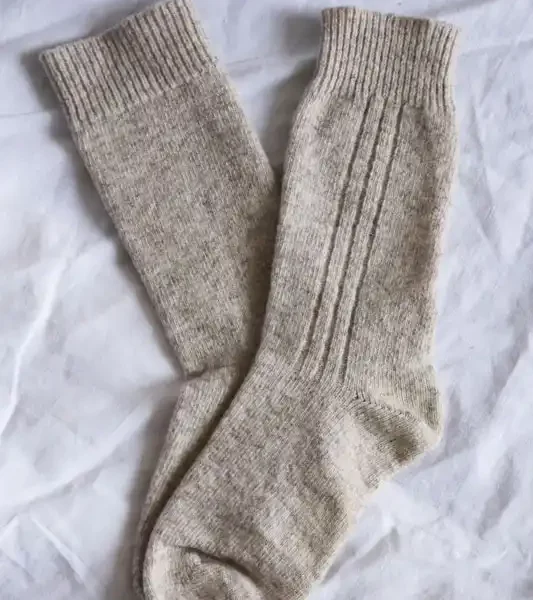 Chaussettes en laine recyclée