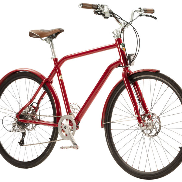 Vélo urbain Life Design rouge