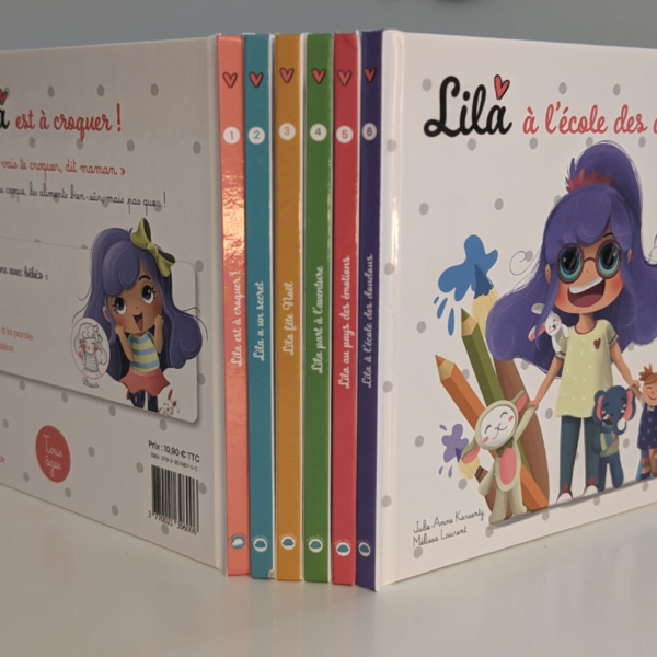Coffret 6 livres Lila signe avec bébé
