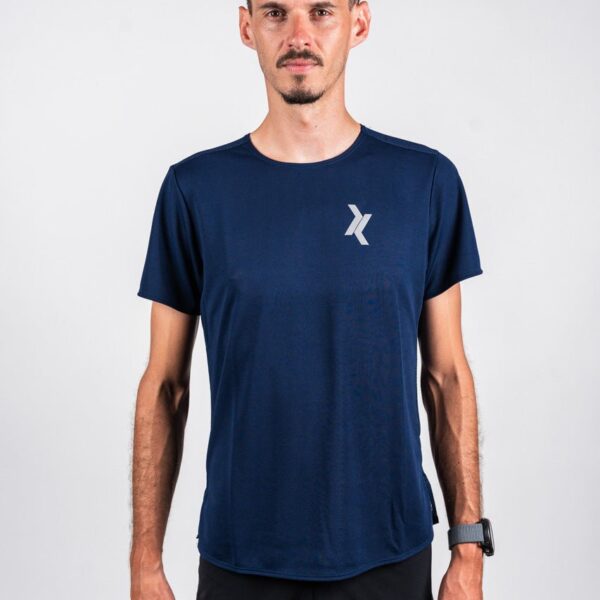 T-shirt Homme Sensus AERA Bleu 1.63 kgCo2eq – Made in France et recyclé (En précommande)
