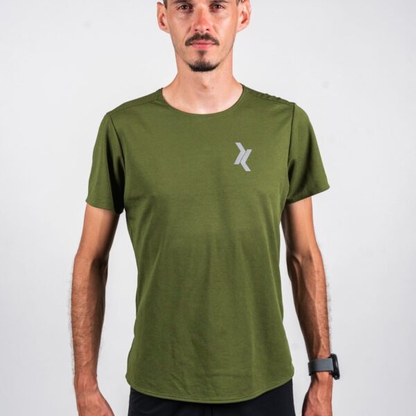 T-shirt Homme Sensus AERA Kaki 1.63 kgCo2eq – Made in France et recyclé