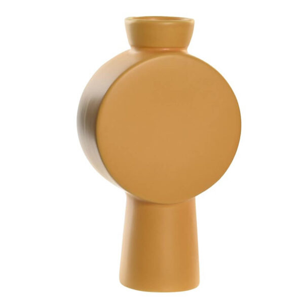 Vase art déco en dolomite ocre H25