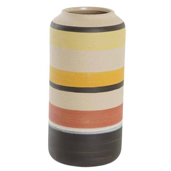 Vase en céramique ethnique bicolor H23