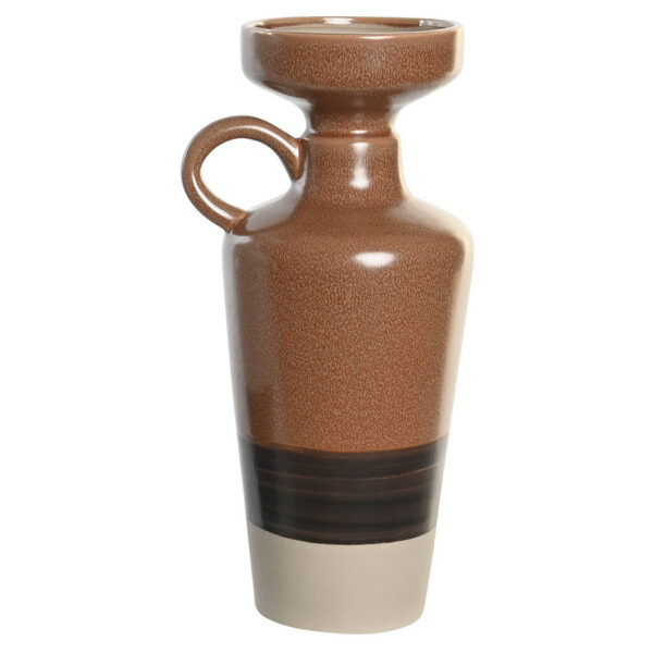 Vase déco en porcelaine terracotta H30