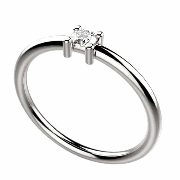 Bague Diamant 0.10 ct