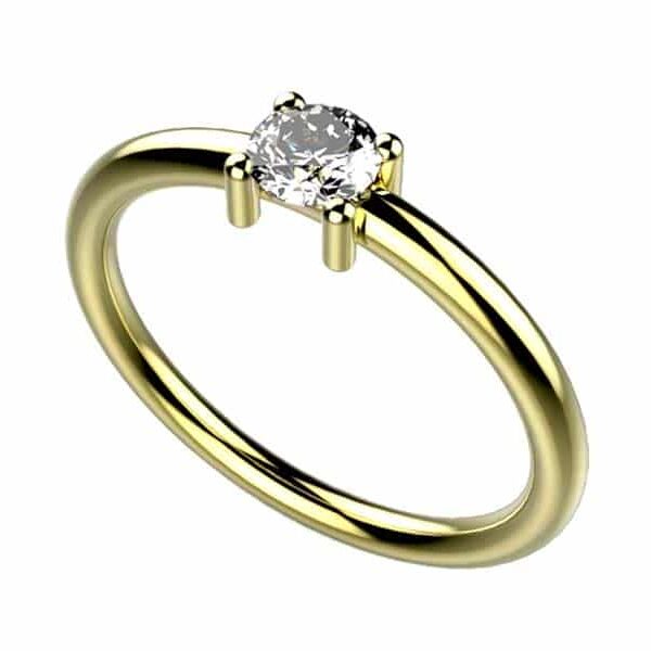 Bague Diamant 0.15 ct