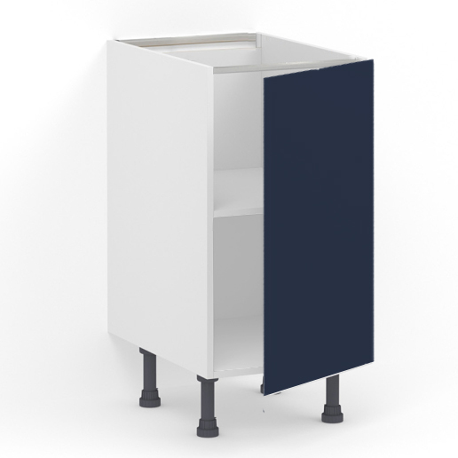 Meuble bas 1 porte L40 x H85 x P58 – Bleu Pantone laqué mat – meuble livré monté