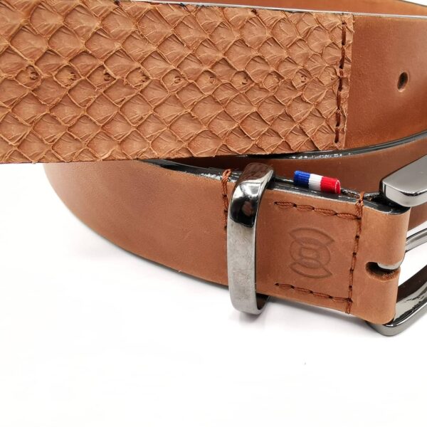 Ceinture en cuir de poisson Hazel