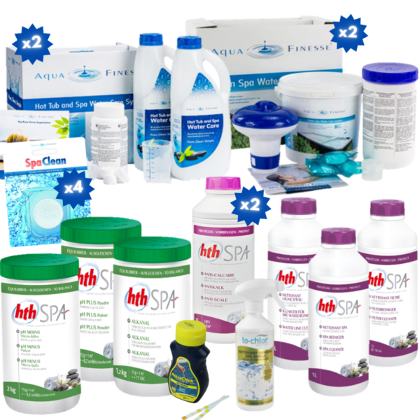 Pack PRESTIGE Spa de nage Bi-zone – 1 an d’entretien