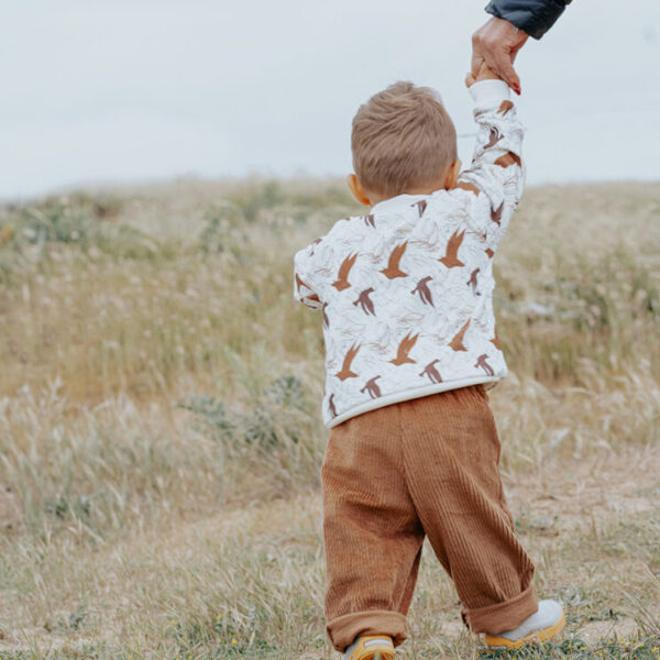 Pantalon bébé velours Camel