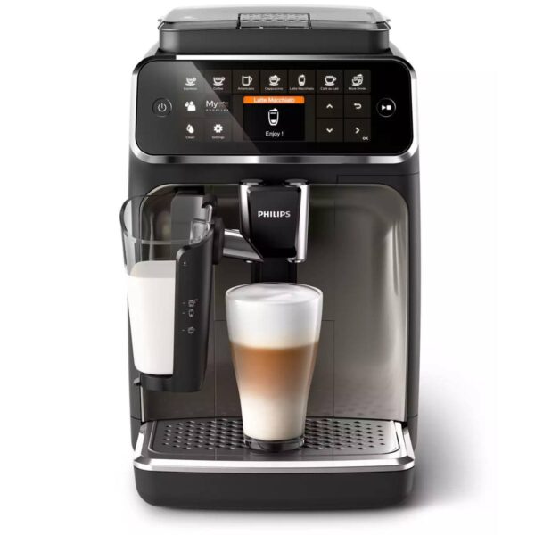 Machine à expresso, cappuccino et latte macchiato super automatique Philips 4300 LatteGo EP4347/94