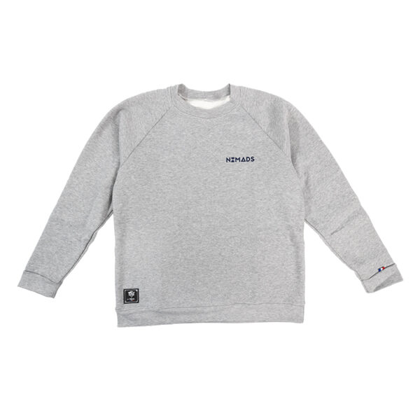 Sweat col rond Homme Gris