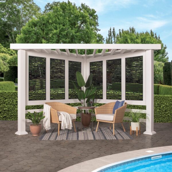 Pergola moderne en acier Richmond Cabana