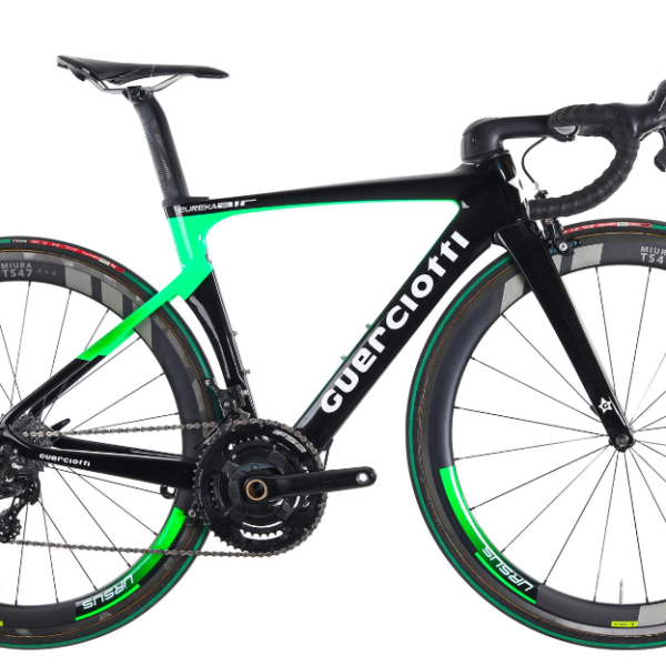 Vélo GUERCIOTTI EUREKA AIR carbone 12V Black/green