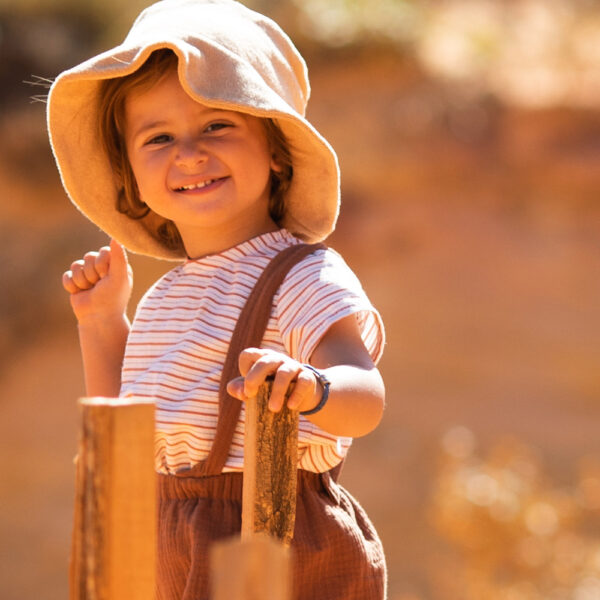 Top enfant à rayures BASILIC