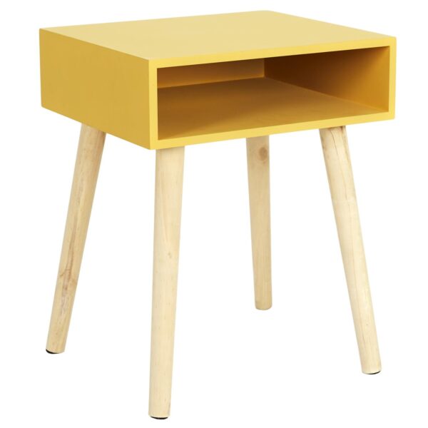 Table de Chevet ocre 1 niche